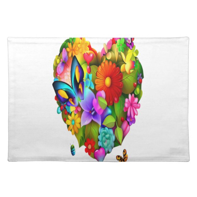 Heart of Nature Cloth Placemat (Front)