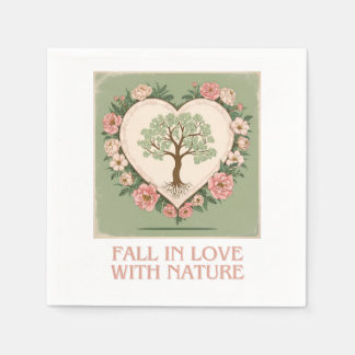 Heart of Nature’s Love Napkins