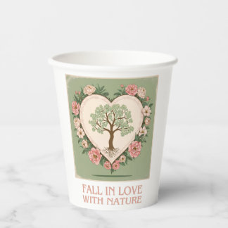 Heart of Nature’s Love Paper Cups