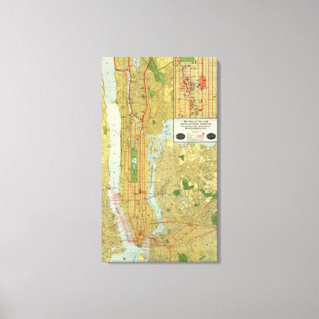 Heart of New York Canvas Print (Front)