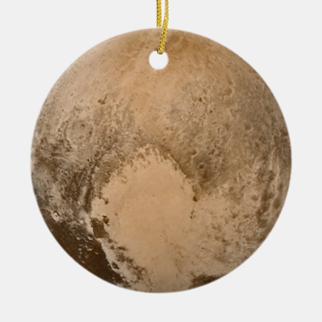 Heart of Pluto Ceramic Ornament (Front)