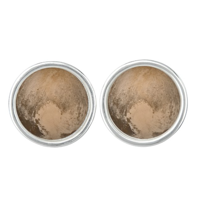Heart of Pluto Cufflinks (Front)