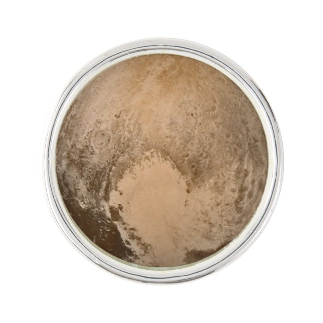 Heart of Pluto Lapel Pin (Front)