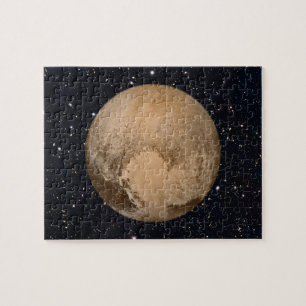 Heart of Pluto Starry Sky Jigsaw Puzzle