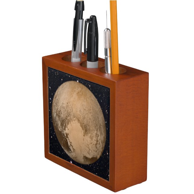 Heart of Pluto Starry Sky Pencil Holder (In Situ)