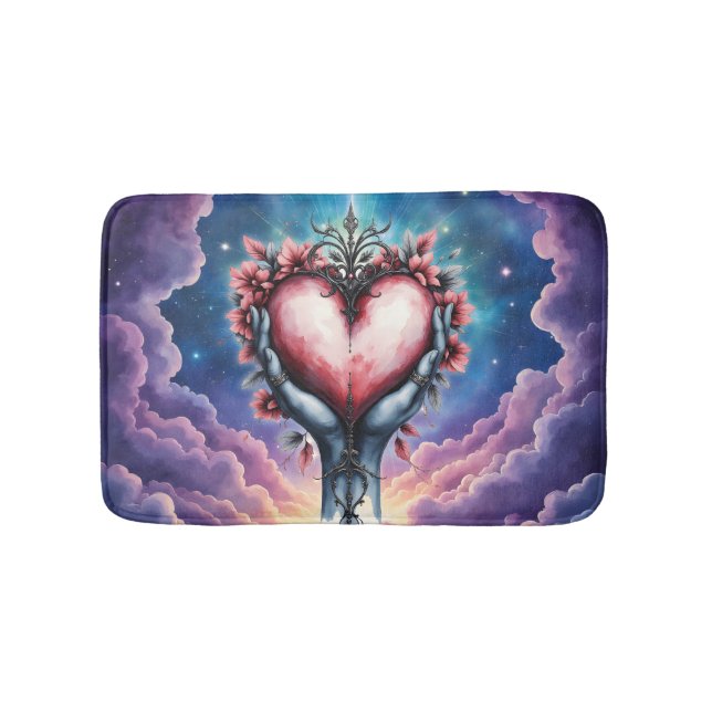 Heart of Quiet Magic Bath Mat (Front)