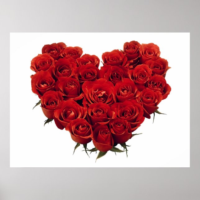 Heart of Red Roses Poster (Front)