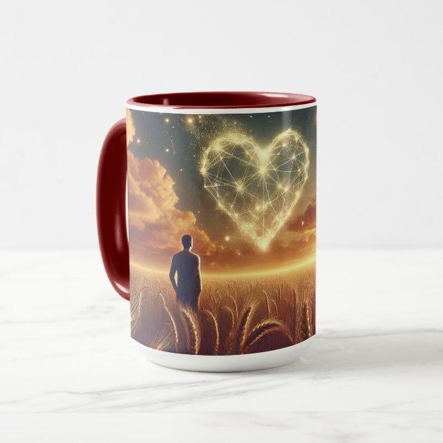 Heart of Renewal – Emotional Healing Mug (Front Left)
