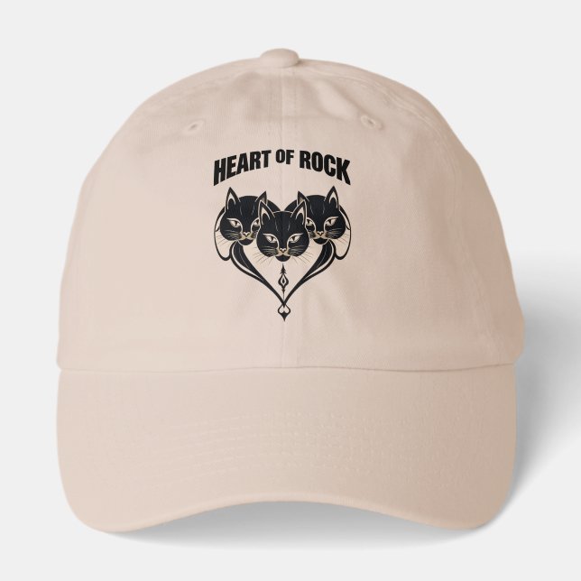Heart of Rock – Triple Cat Power Hat (Front)