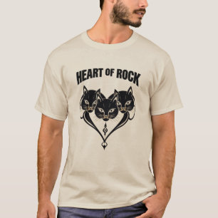 Heart of Rock – Triple Cat Power T-Shirt