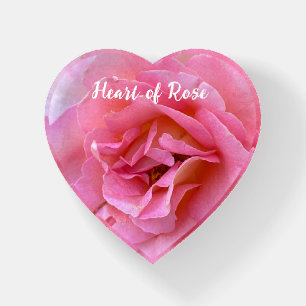Heart of Rose Paperweight