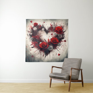 Heart of Roses Tapestry