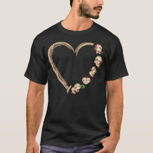 Heart of Sloths lazy cute Sloth  T-Shirt