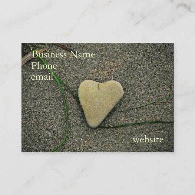 Heart of Stone business card-Customize it! Card (Front)