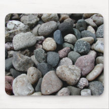 Heart of Stone on Rock Pile Mousepad