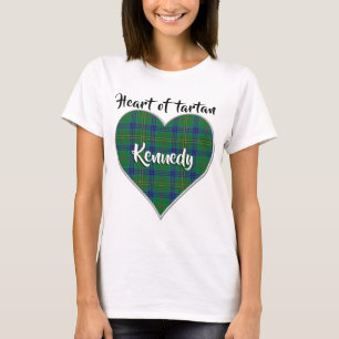 Heart of Tartan Clan Kennedy Plaid T-Shirt