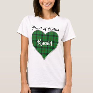 Heart of Tartan Clan Kincaid Plaid T-Shirt