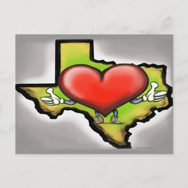 Heart of Texas Postcard (Front)