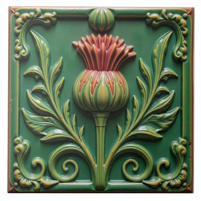 Heart of the Briar Queen Ceramic Tile (Front)