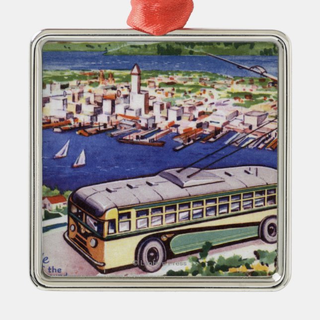 Heart of the Evergreen Playground Metal Ornament (Front)