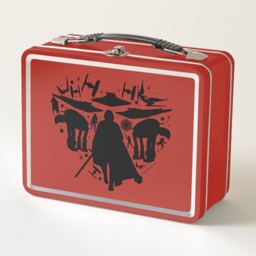 Heart of the First Order Metal Lunch Box