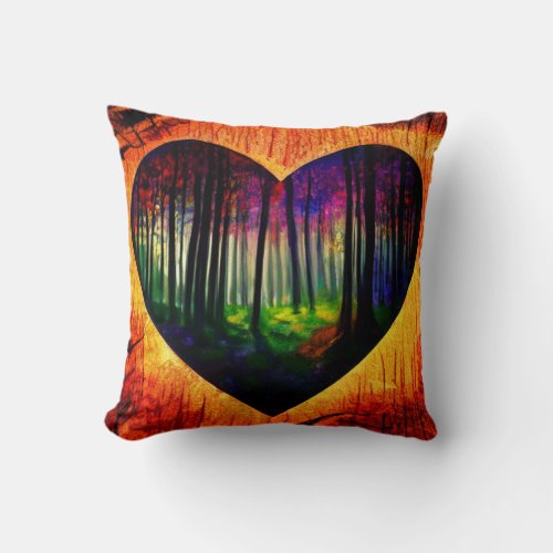 Heart of the Forest Pillow