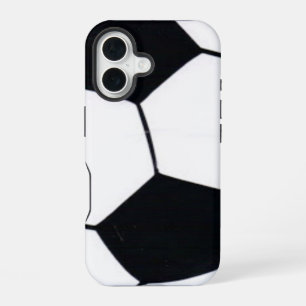 Heart of the Game "I Love Football" (Soccer) Art iPhone 16 Case