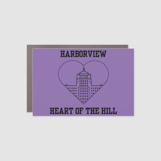 Heart of the Hill Car Magnet