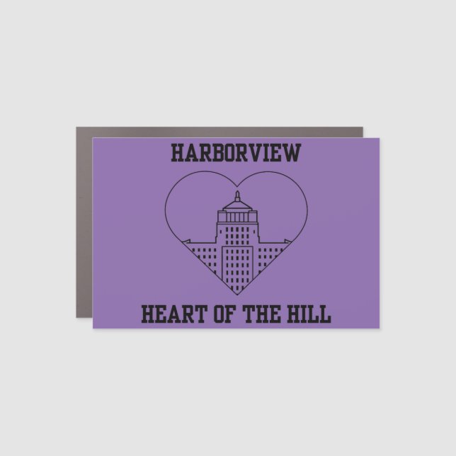 Heart of the Hill Car Magnet (Front)