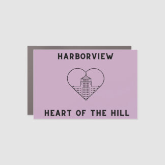 Heart of the Hill Car Magnet