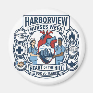 Heart of the Hill Magnet (Design A)