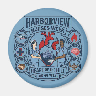 Heart of the Hill Magnet (Design A)