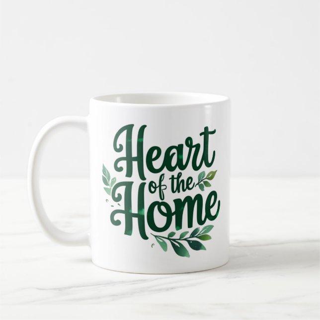 Heart of the Home | Personalized Name Mug (Left)