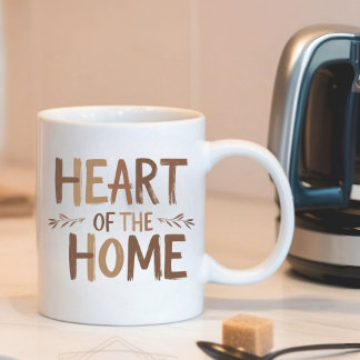 Heart of the Home | Personalized Name Mug