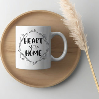 Heart of the Home | Personalized Name Mug