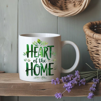 Heart of the Home | Personalized Name Mug