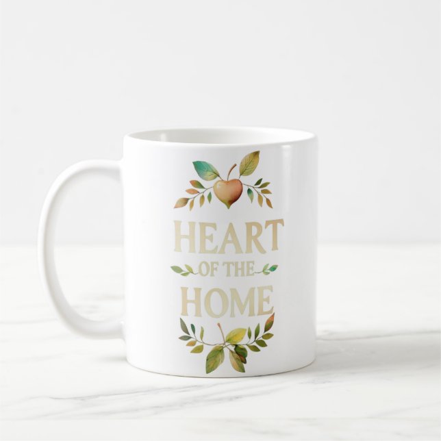 Heart of the Home | Personalized Name Mug (Left)