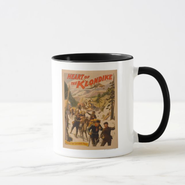 Heart of the Klondike - Across Chilkoot Pass Mug (Right)