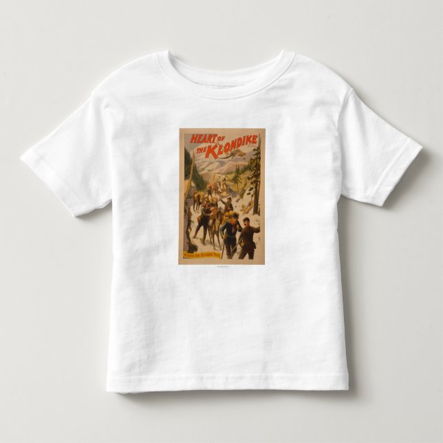 Heart of the Klondike - Across Chilkoot Pass Toddler T-shirt (Front)