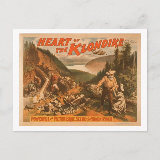 Heart of the Klondike Gold Mining Theatre 2 Postcard (Front)
