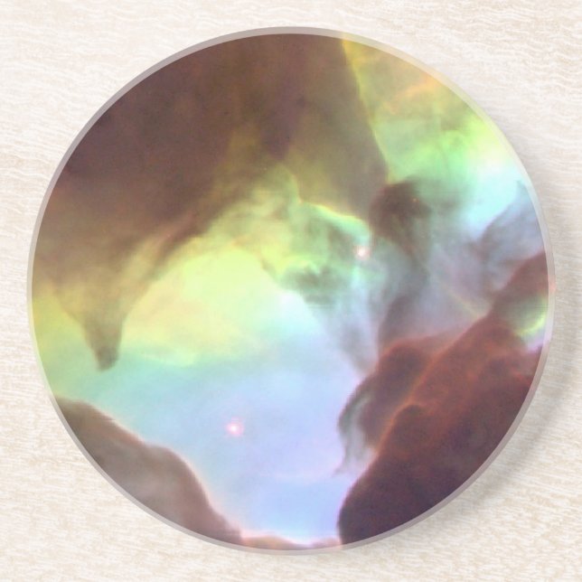Heart of the Lagoon Nebula Drink Coaster (Front)