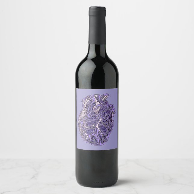 Heart of the Lovers Wine Label (Front)
