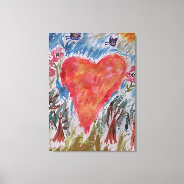 Heart of the Planet Canvas Art (Front)