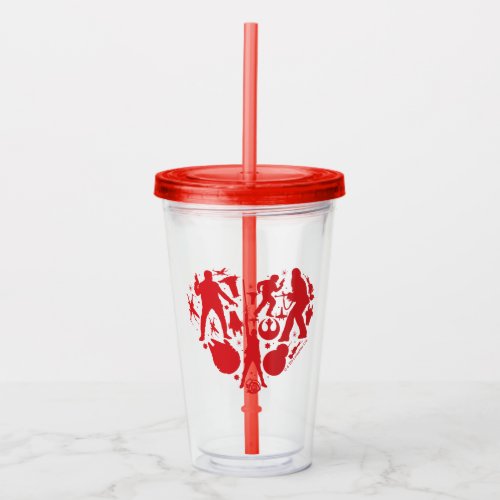 Heart of the Resistance Acrylic Tumbler