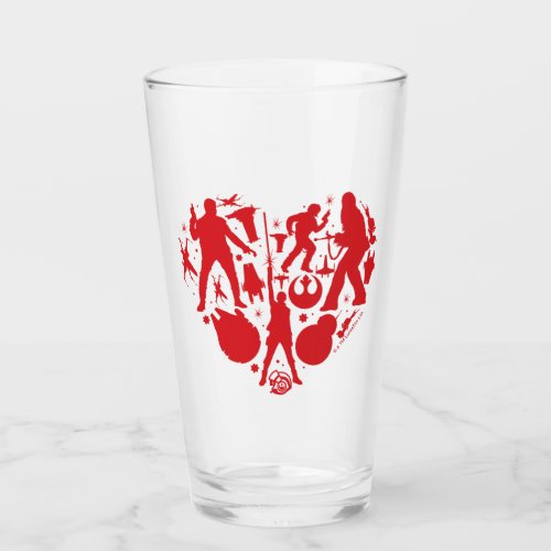 Heart of the Resistance Glass
