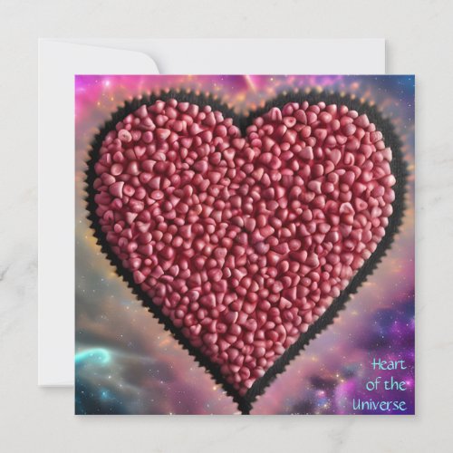 Heart of the Universe _ AI Art Print Gift Box Note Card