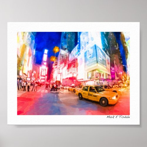 Heart of Times Square _ NYC _ Mini Poster