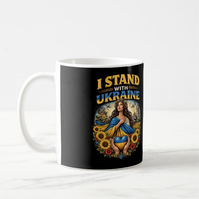 Heart of Ukraine Coffee Mug (Left)