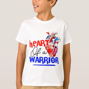 Heart Of Warrior Congenital Heart Disease CHD Baby T-Shirt