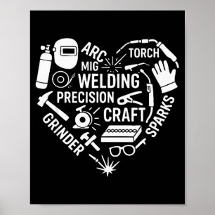 Heart Of Welding _ Pion Design  Poster